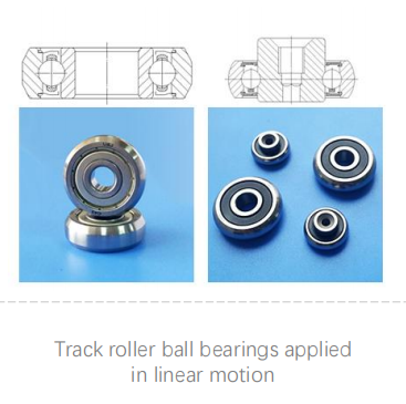 Track roller ball bearings 